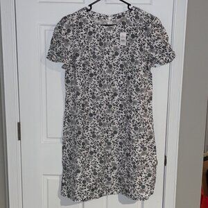 NEW LOFT Flowered Mod Dress - Size 12